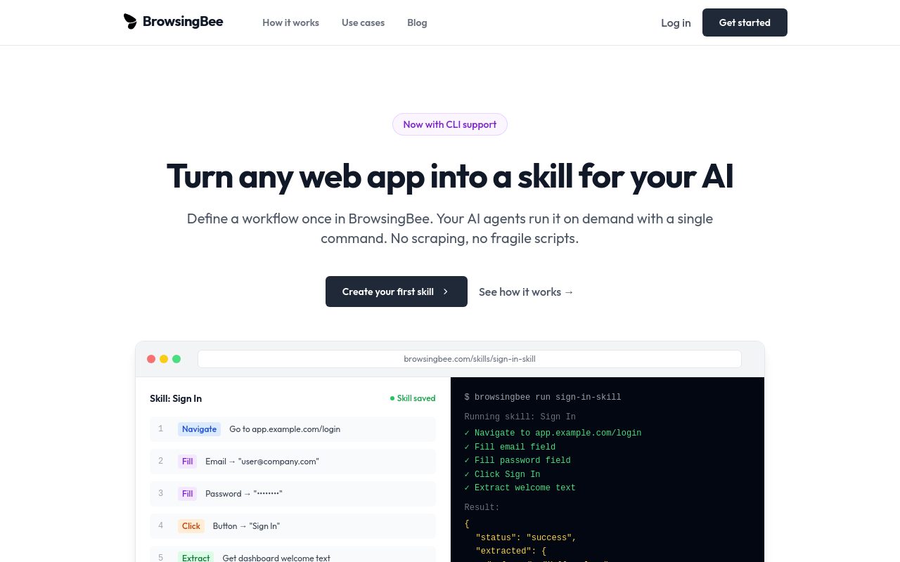 BrowsingBee.com website