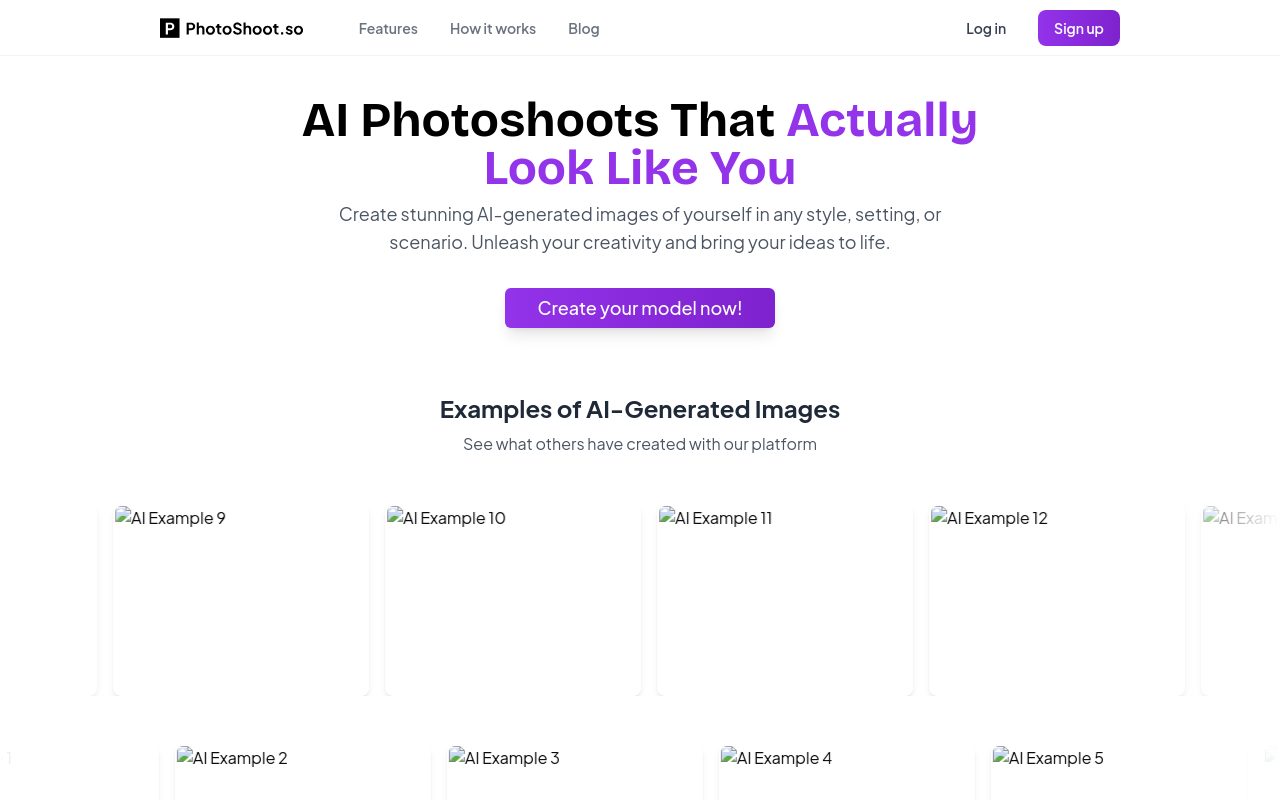 Photoshoot.so website