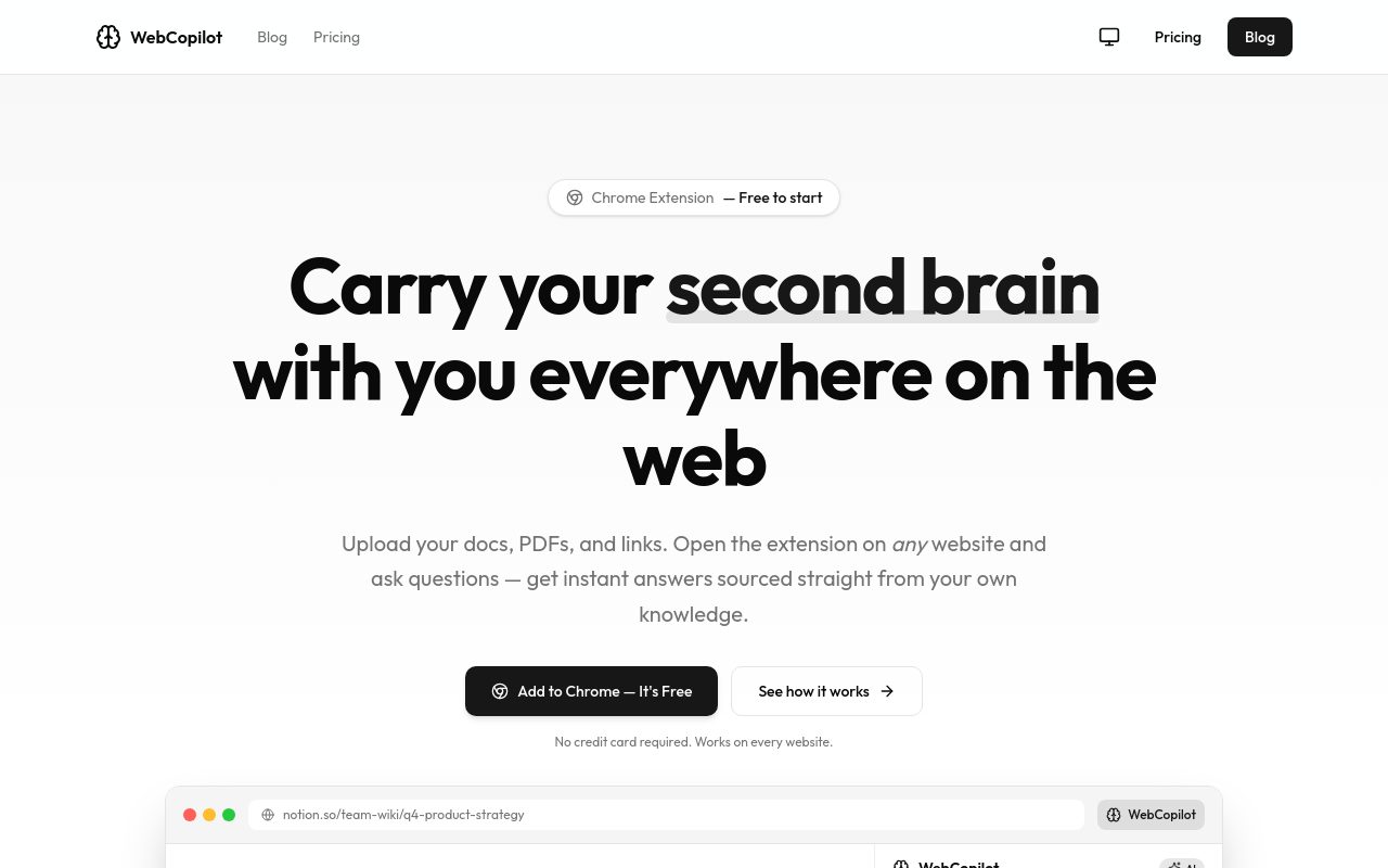 WebCopilot.co website